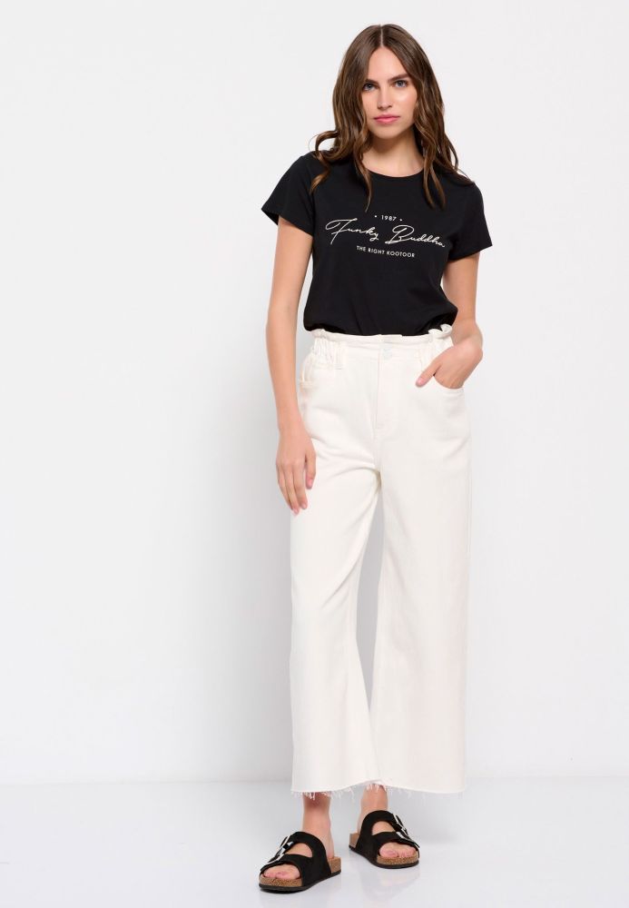 T-shirt από οργανικό βαμβάκι με τύπωμα