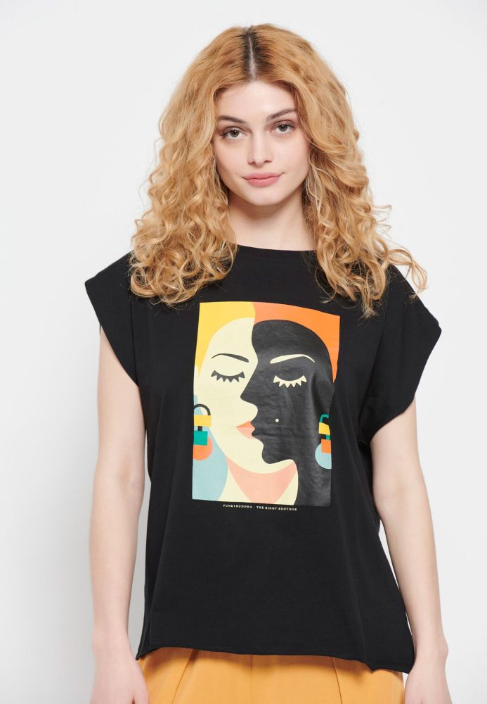 T-shirt από οργανικό βαμβάκι με τύπωμα