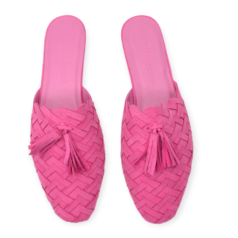 HAWKINS MULES 7096 FUXIA SUEDE