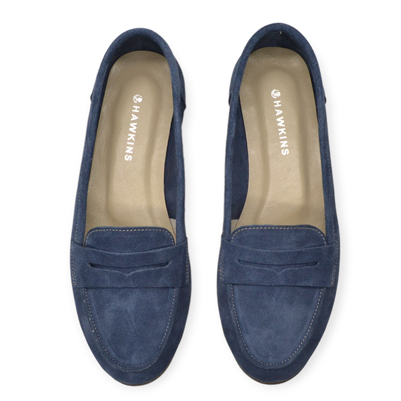 HAWKINS LOAFER 620002-F NAVY SUEDE