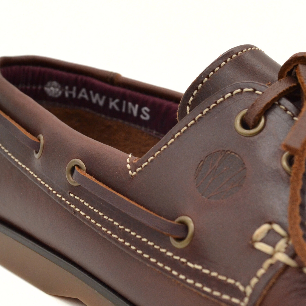HAWKINS ΑΝΔΡΙΚΟ BOAT SHOE 3000P BROWN