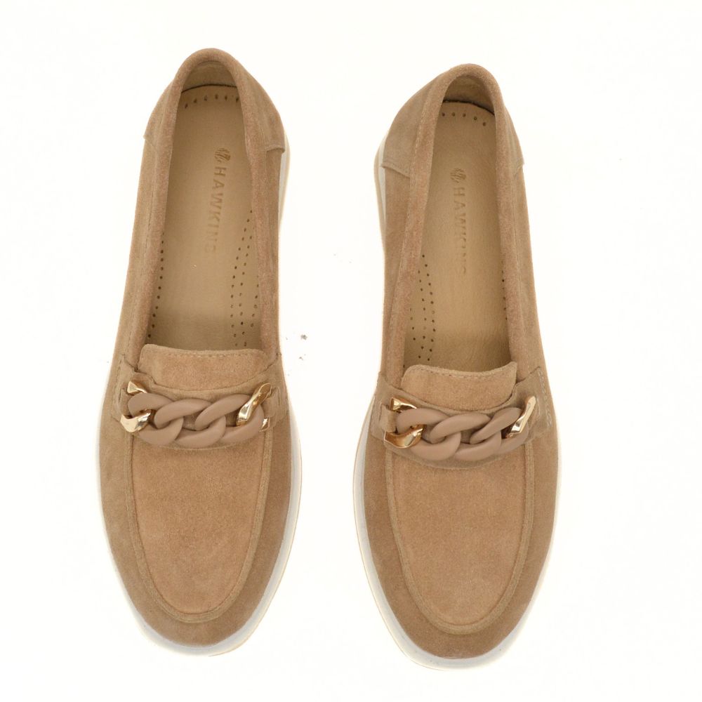 HAWKINS ΓΥΝΑΙΚΕΙΟ LOAFER 883540 TAUPE SUEDE