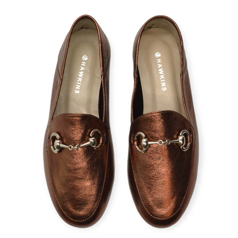 HAWKINS LOAFER 620003-F METAL COPPER