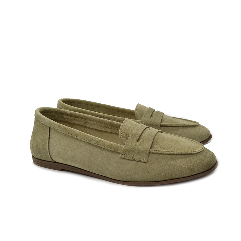 HAWKINS LOAFER 620002-F GREEN SUEDE