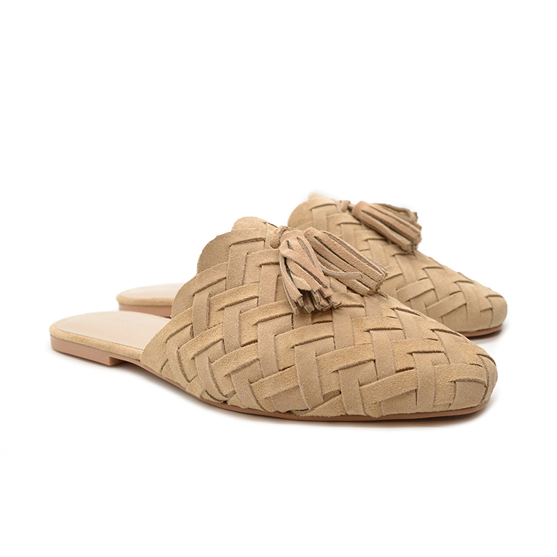 HAWKINS MULES 7096 BEIGE SUEDE