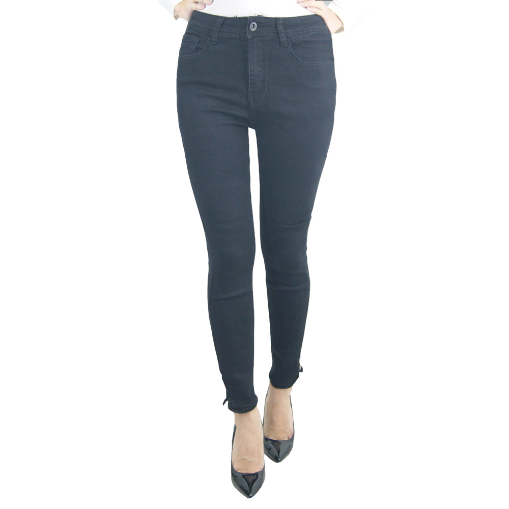 Γυναικείο παντελόνι τζιν μαύρο skinny