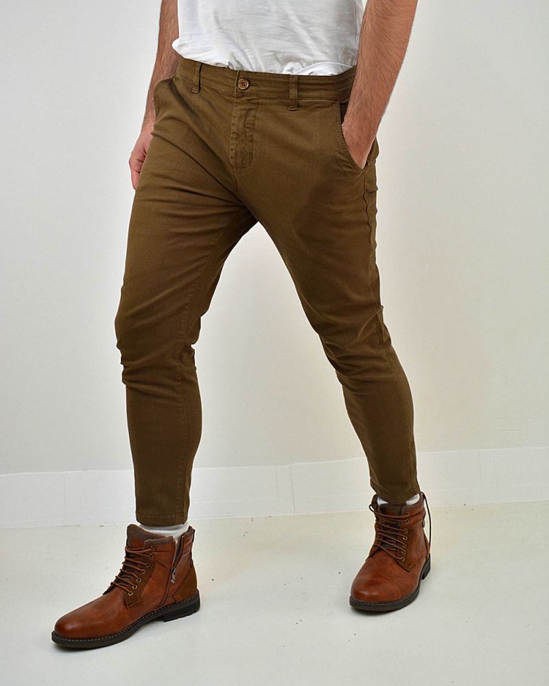 Beltipo Ανδρικό Παντελόνι Chinos Καφέ