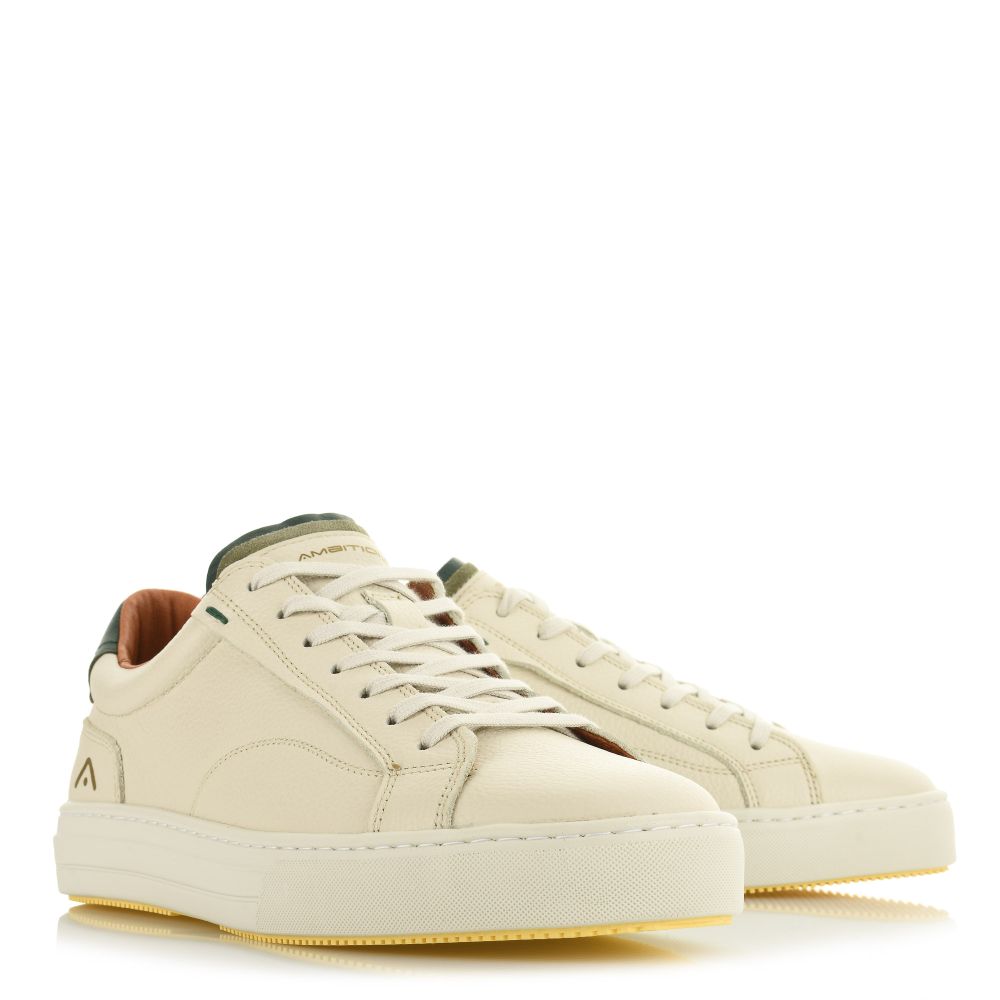 Δερμάτινα Sneakers Ambitious 11218 White/Bottle