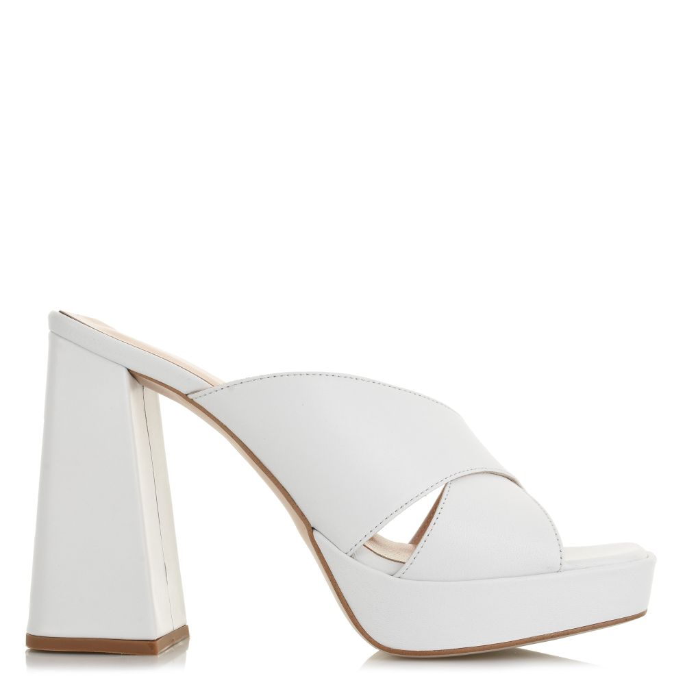 Δερμάτινα Mules Mourtzi 75/75901 White