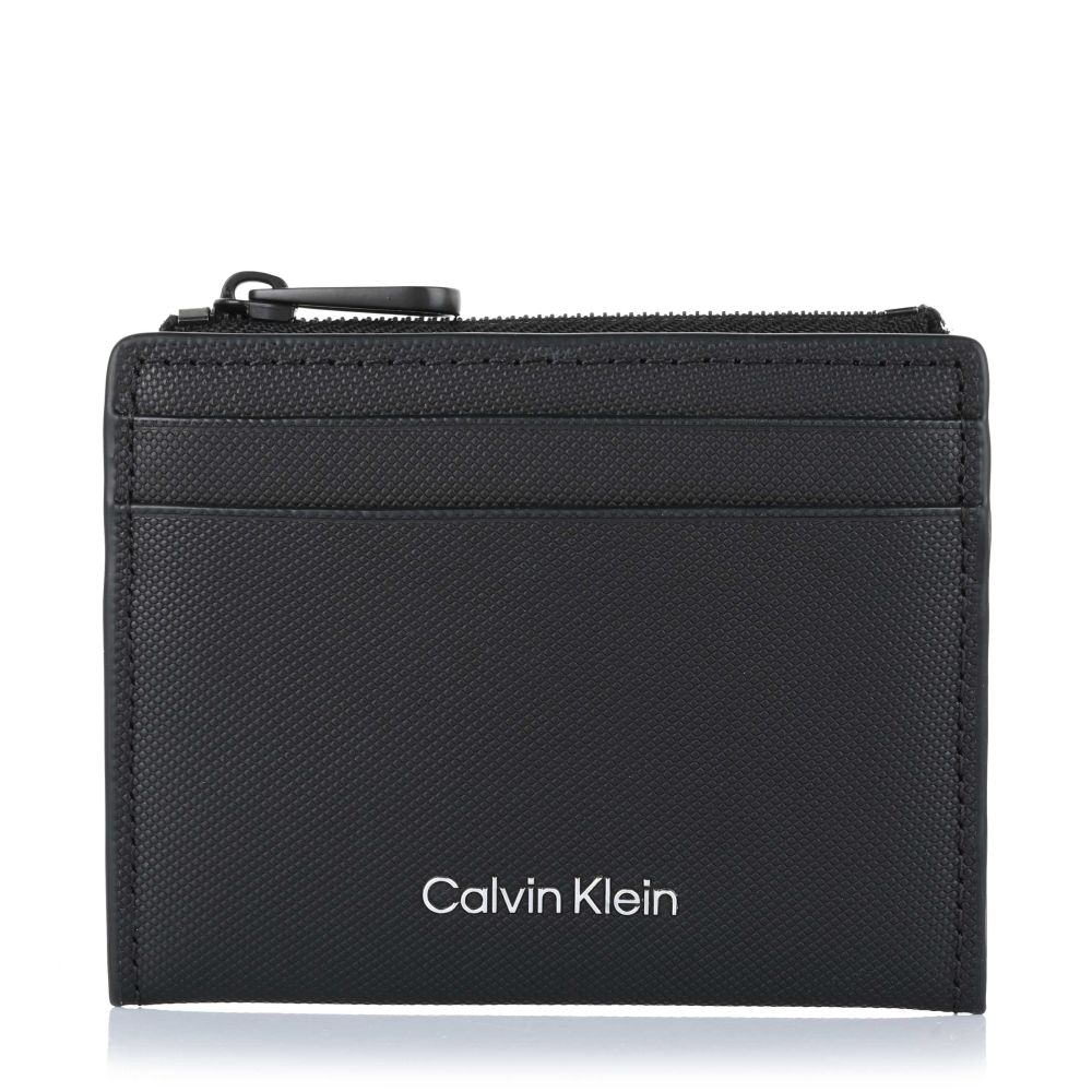 Δερμάτινη Καρτοθήκη Calvin Klein Must 10cc Cardholder W/Zip K50K511282 BEH