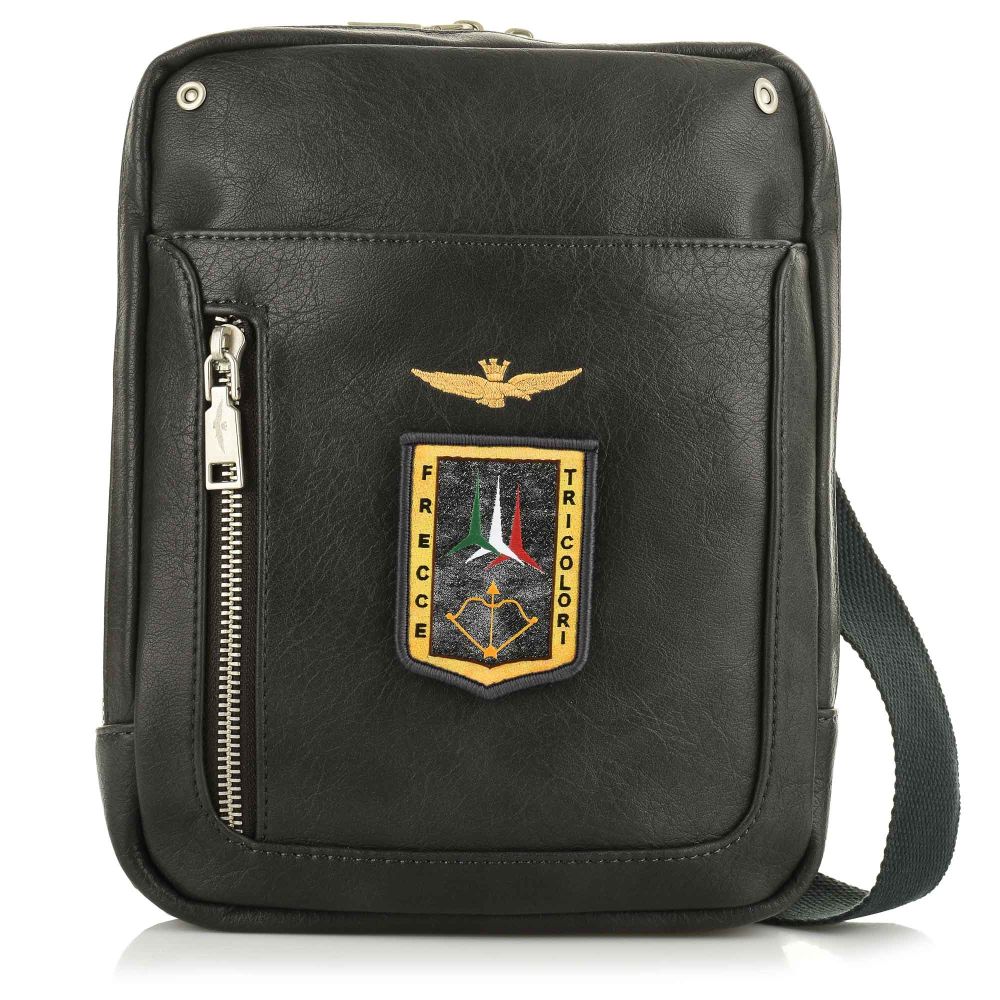 Τσαντάκι Χιαστί Aeronautica Militare Pilot AM-471 Nero