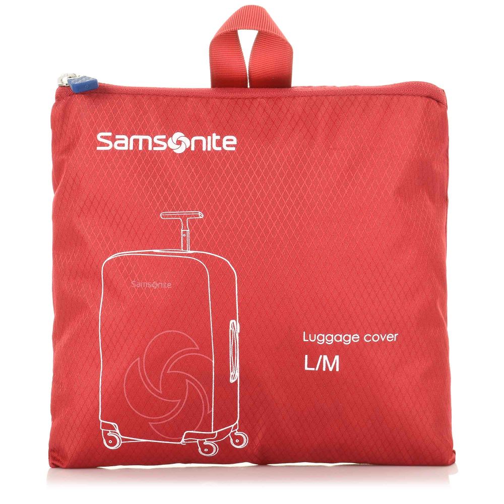 Κάλυμμα Βαλίτσας Samsonite Foldable Luggage Cover Large/Medium 121223-1726 Red