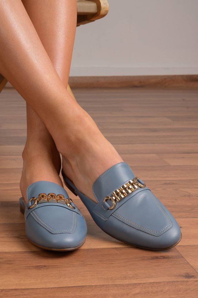 Δερμάτινα Mules Chaniotakis 257 Ocean