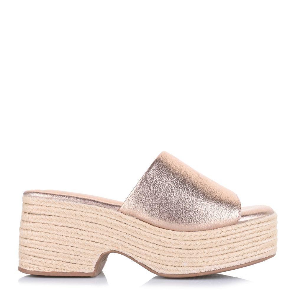 Δερμάτινα Mules Unveil 356205 12 Rose-Gold