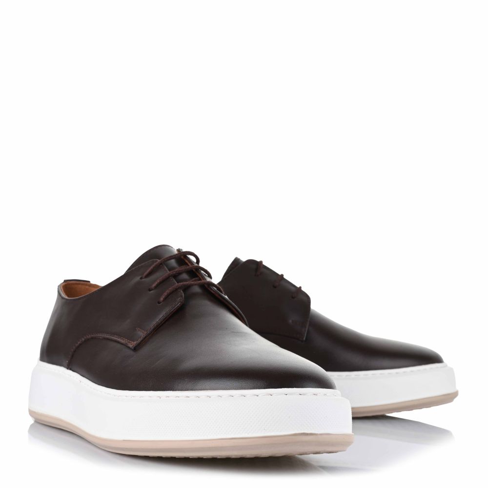 Δερμάτινα Sneakers Brandbags 4441 Brown