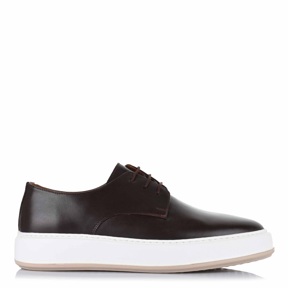 Δερμάτινα Sneakers Brandbags 4441 Brown