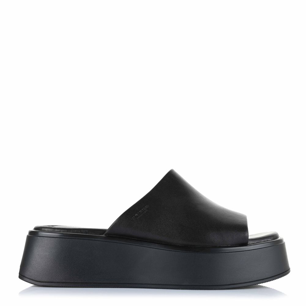 Δερμάτινα Flatform Σανδάλια Vagabond Courtney 5334 601 92 Black