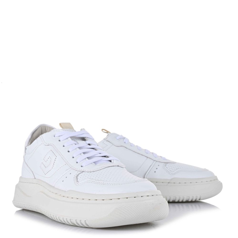 Δερμάτινα Sneakers Democrata 240501 006 Λευκό