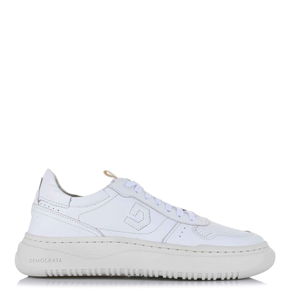 Δερμάτινα Sneakers Democrata 240501 006 Λευκό