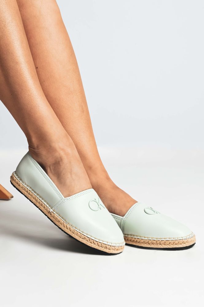 Δερμάτινες Εσπαντρίγιες Calvin Klein Re Lock Leather HW0HW02036 LIA