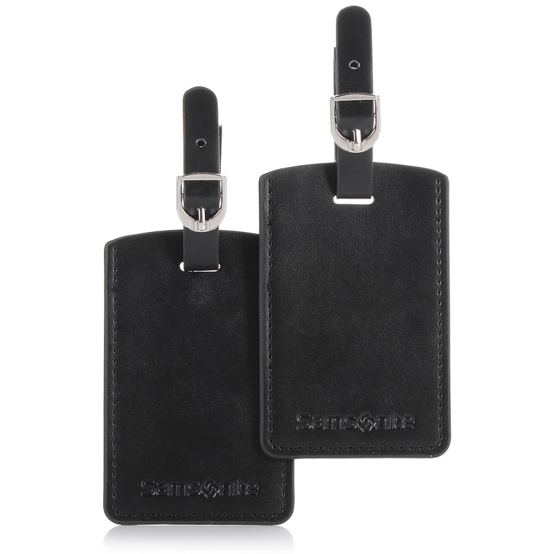 Ετικέτες Ονόματος Αποσκευών 2 Tμχ Samsonite Global TA Rectangle Luggage 121307-1041 Black
