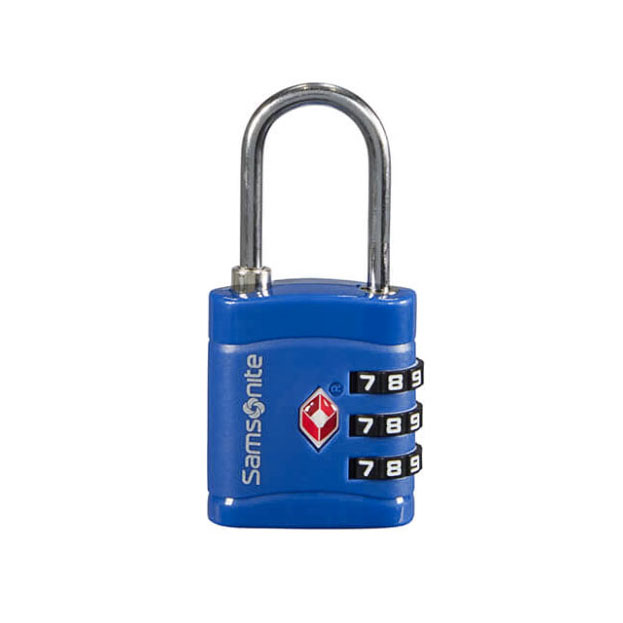 Λουκέτο TSA με 3ψήφιο Συνδυασμό Samsonite Global TA Combilock 3Dial TSA Light 122290-1549 Midnight Blue