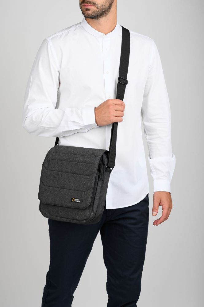 Τσαντάκι Χιαστί National Geographic Pro Range Shoulder Bag N00707.125 Two tones grey