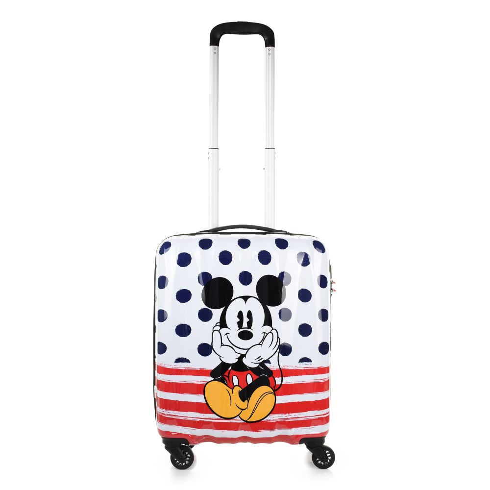 Παιδική Βαλίτσα Σκληρή American Tourister Disney Legends Spinner 55 Alfatwist 2.0 Cabin Size 92699-9072 Mickey Blue Dots