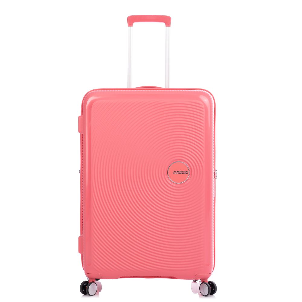 Βαλίτσα Σκληρή American Tourister Soundbox Spinner 77 EXP Large 88474-A039 Sun Kissed Coral