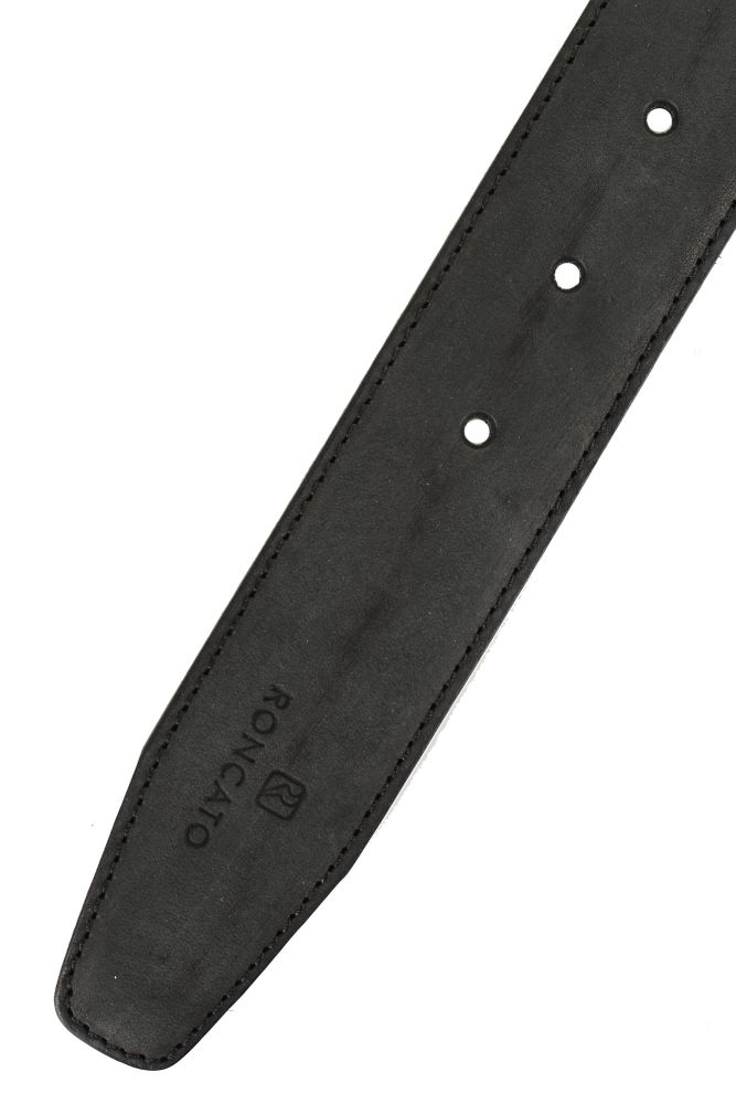 Δερμάτινη Ζώνη Roncato 0724238.35 Nero