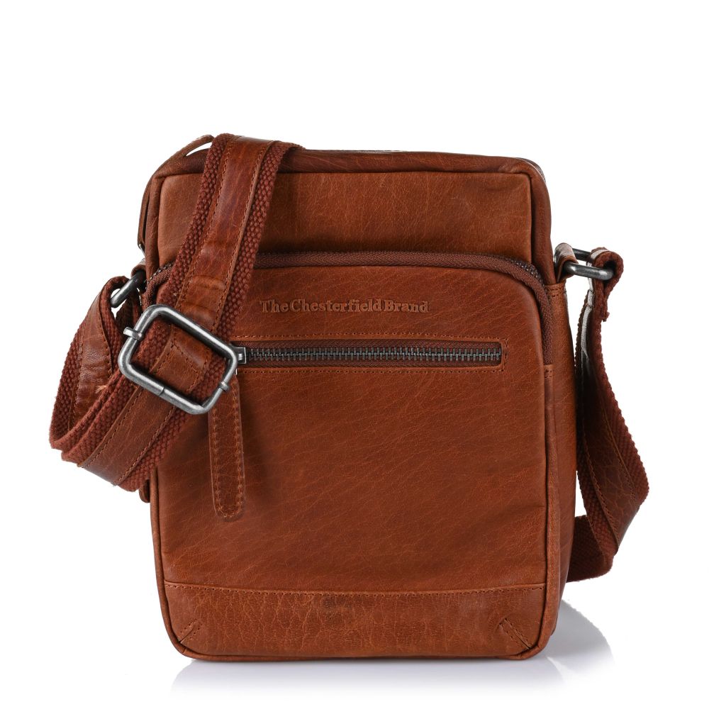 Δερμάτινο Τσαντάκι Χιαστί The Chesterfield Brand Arenas C48.1272 31 Cognac