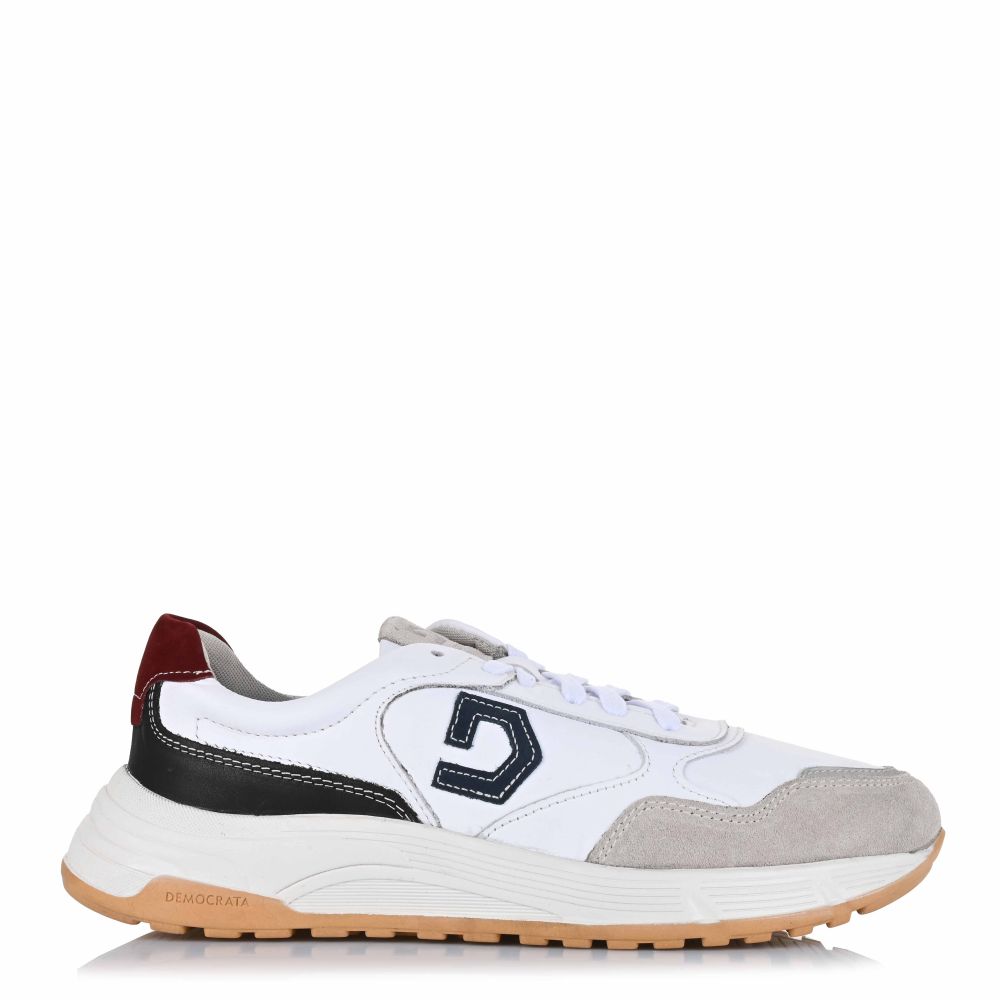 Δερμάτινα Sneakers Democrata 336101 010 Λευκό