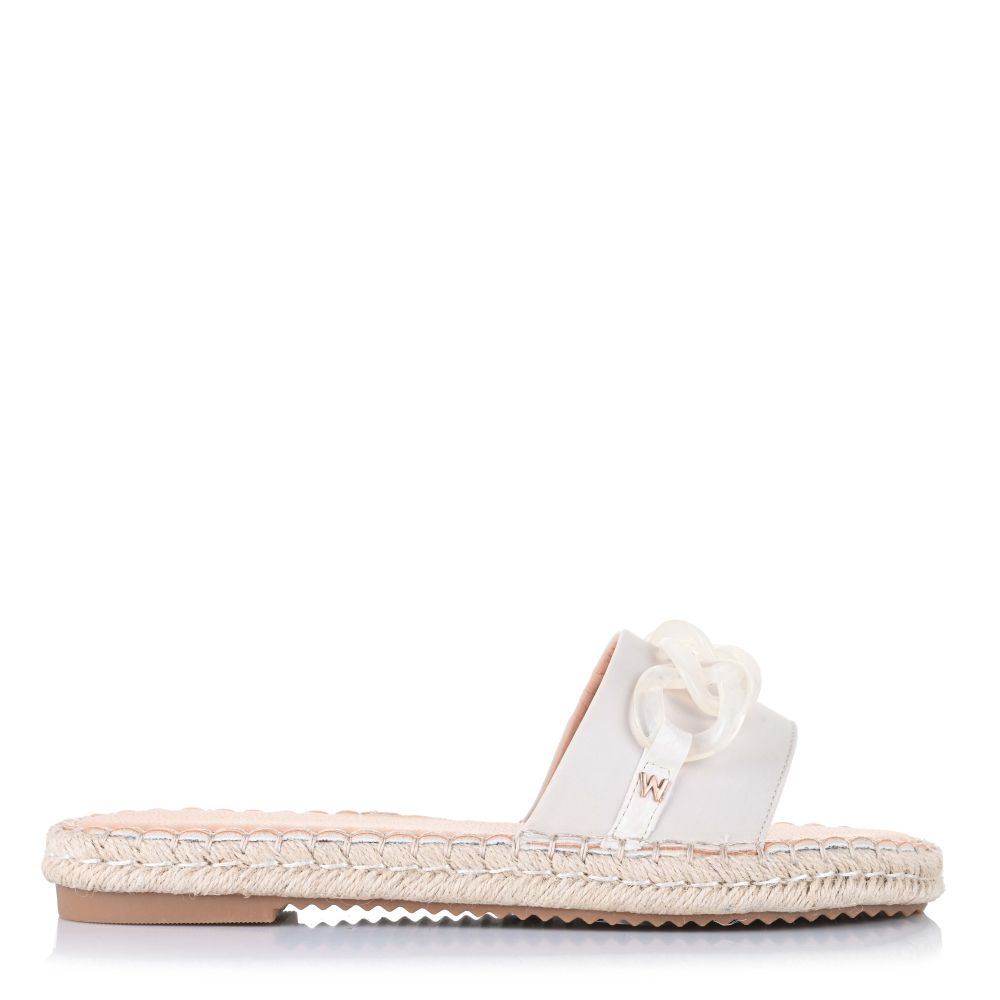 Σανδάλια Wrangler Nellie Slider 20241051.01H Chalk White