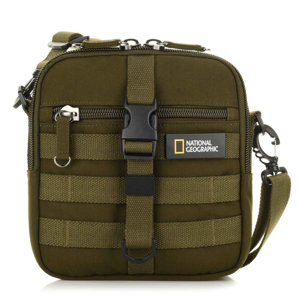 Τσαντάκι Χιαστί National Geographic Milestone Utility Bag N24203.11 Khaki