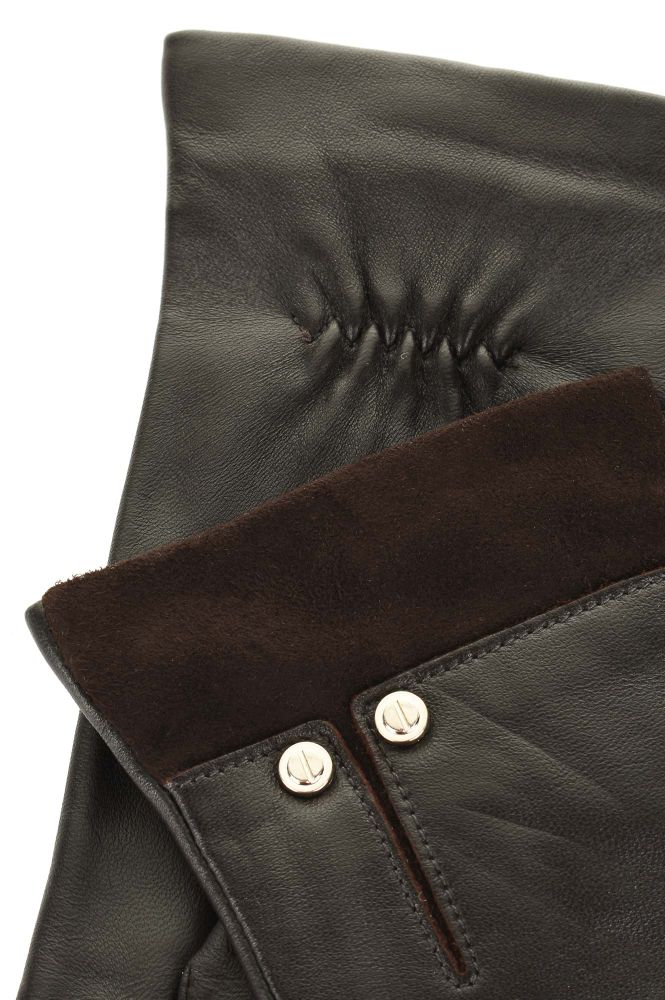Δερμάτινα Γάντια Guy Laroche 98879 Καφέ