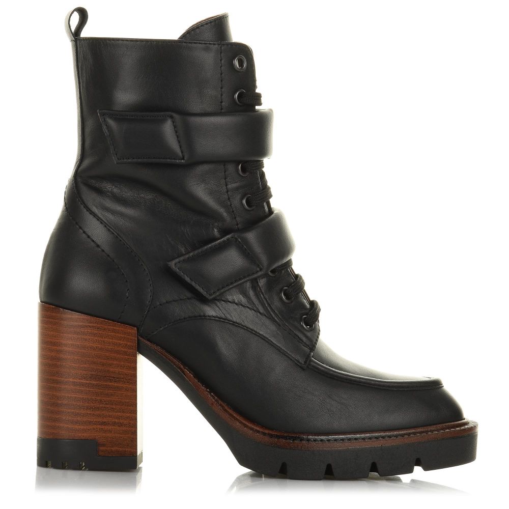 Δερμάτινα Μποτάκια Chaniotakis 812 39 Black