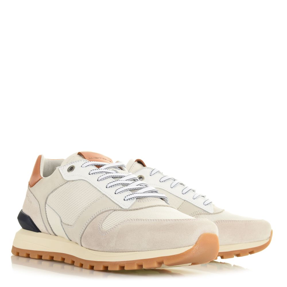 Δερμάτινα Sneakers Ambitious 12729 OffWhite