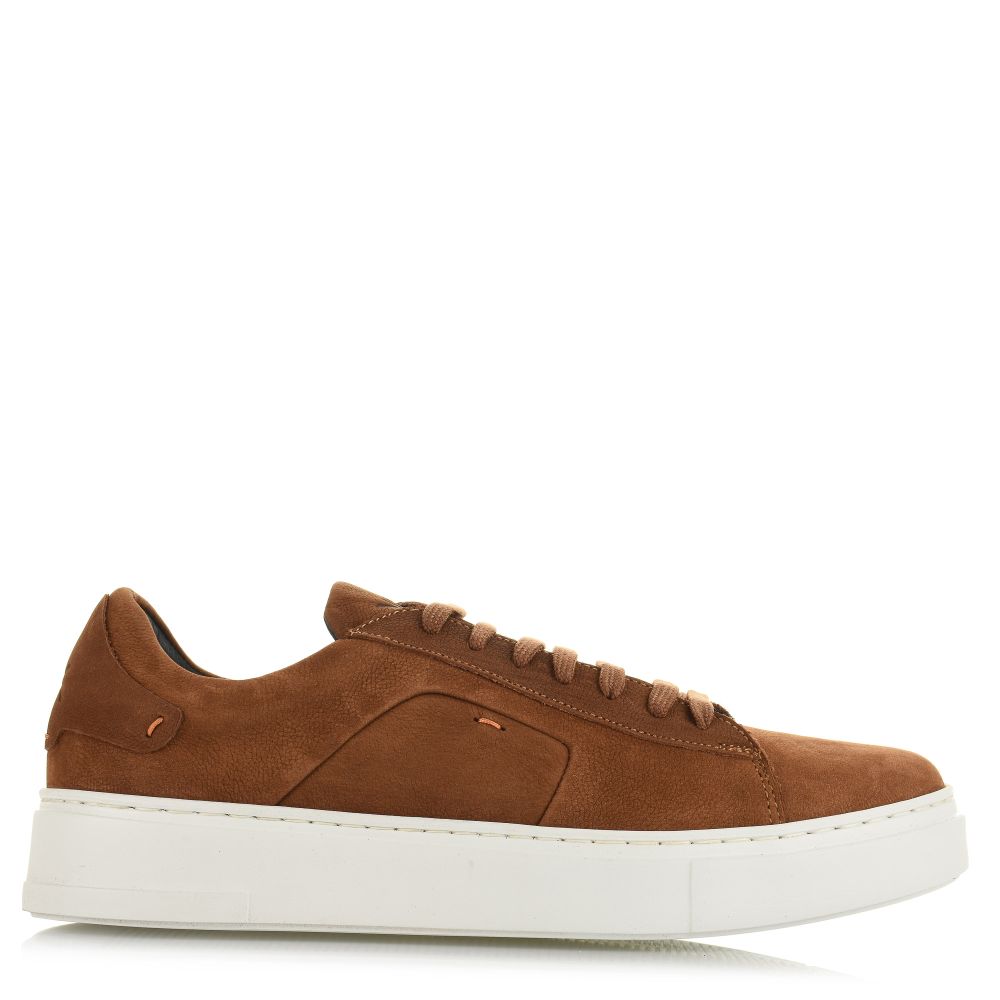 Δερμάτινα Sneakers Kricket 4002 Tabacco