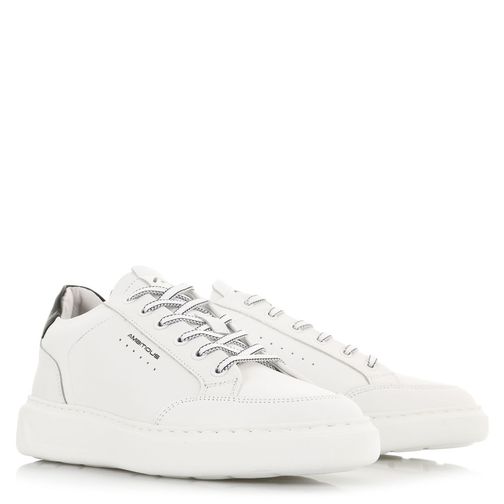 Δερμάτινα Sneakers Ambitious 12861 White