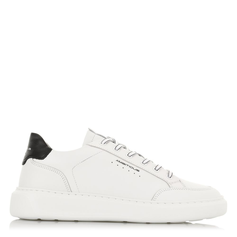 Δερμάτινα Sneakers Ambitious 12861 White