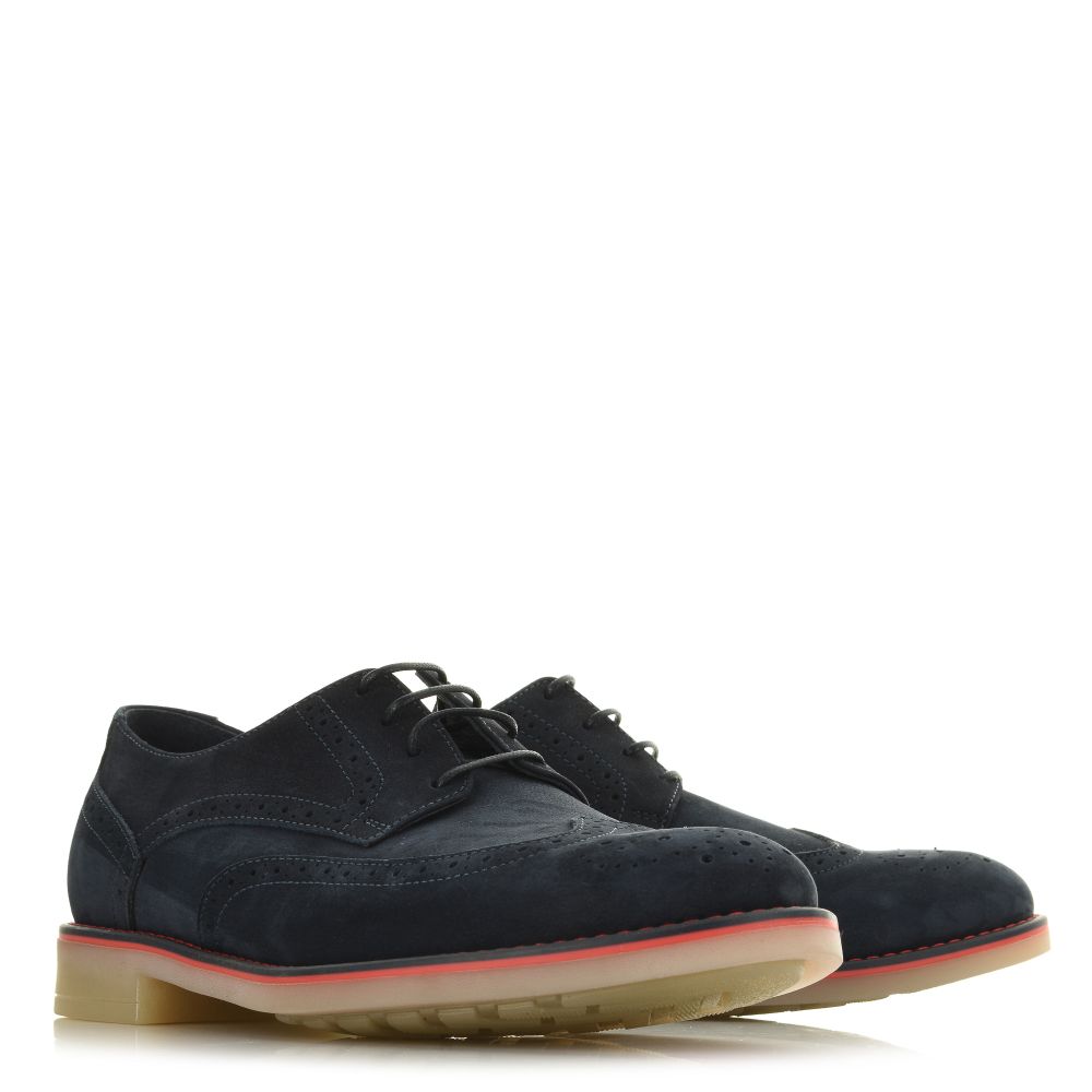 Δερμάτινα Oxford Modis 1004-3 Blue