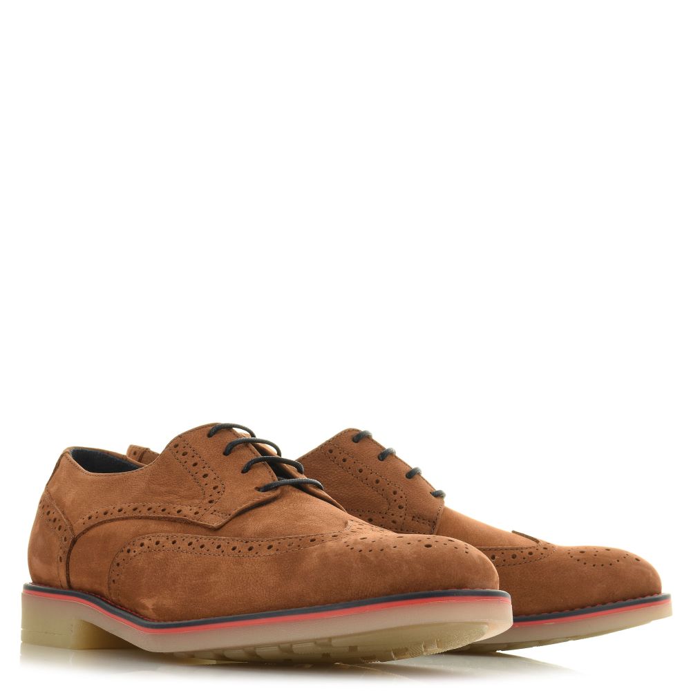 Δερμάτινα Oxford Modis 1004-3 Tabac