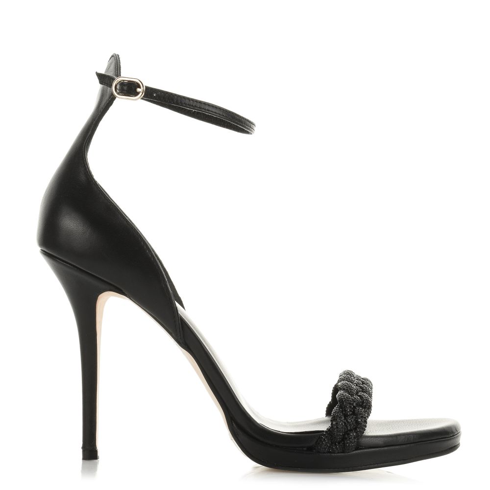 Δερμάτινα Πέδιλα Mourtzi 10/1008B100 Black