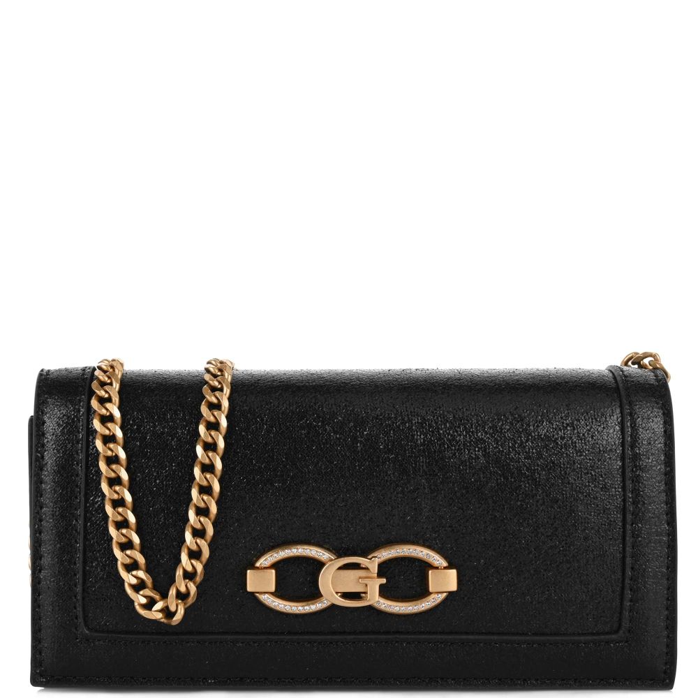 Τσαντάκι-Πορτοφόλι Guess Gilded Glamour Mini HWMA8777710 Black