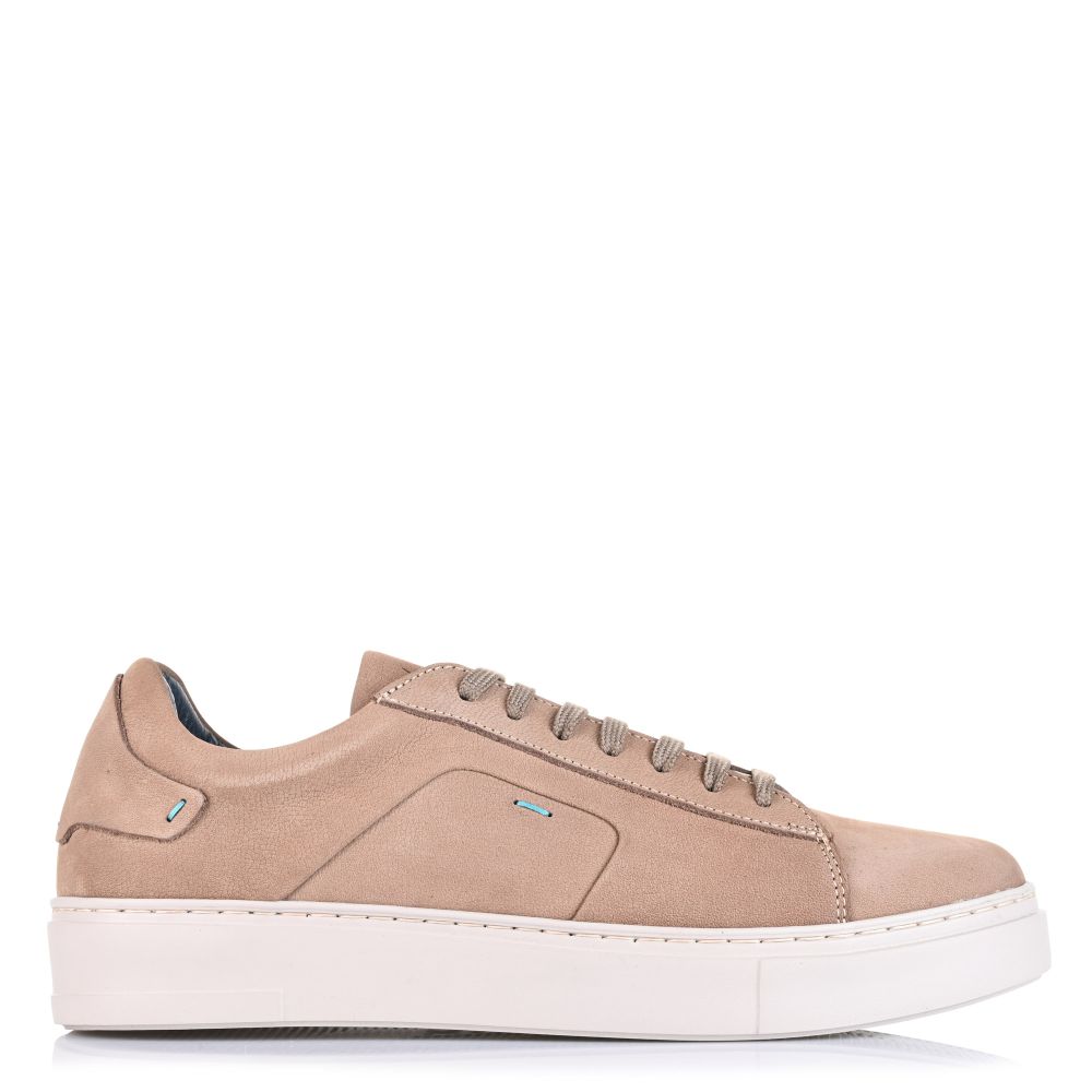 Δερμάτινα Sneakers Unveil 4002 Μπεζ