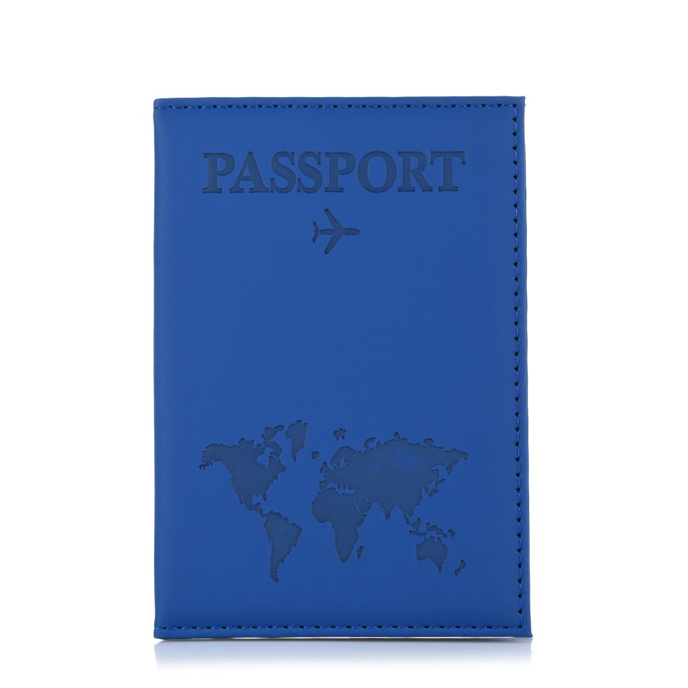 Θήκη Διαβατηρίου Brandbags Travel Collection World Map Μπλε