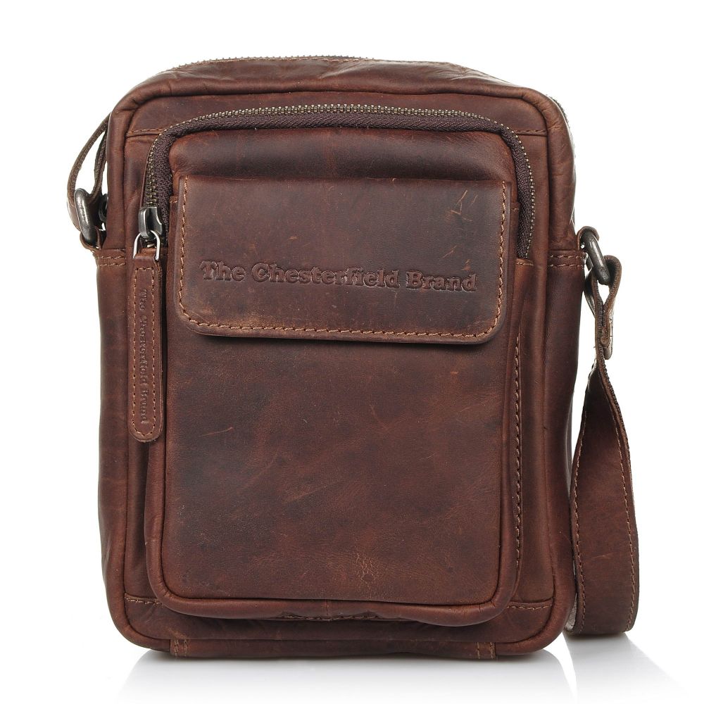 Δερμάτινο Τσαντάκι Χιαστί The Chesterfield Brand Jeff C48.0714 01 Brown