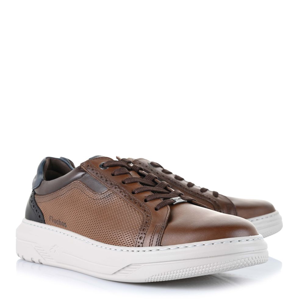 Δερμάτινα Sneakers Fluchos Arion F2013 504429 Καφέ
