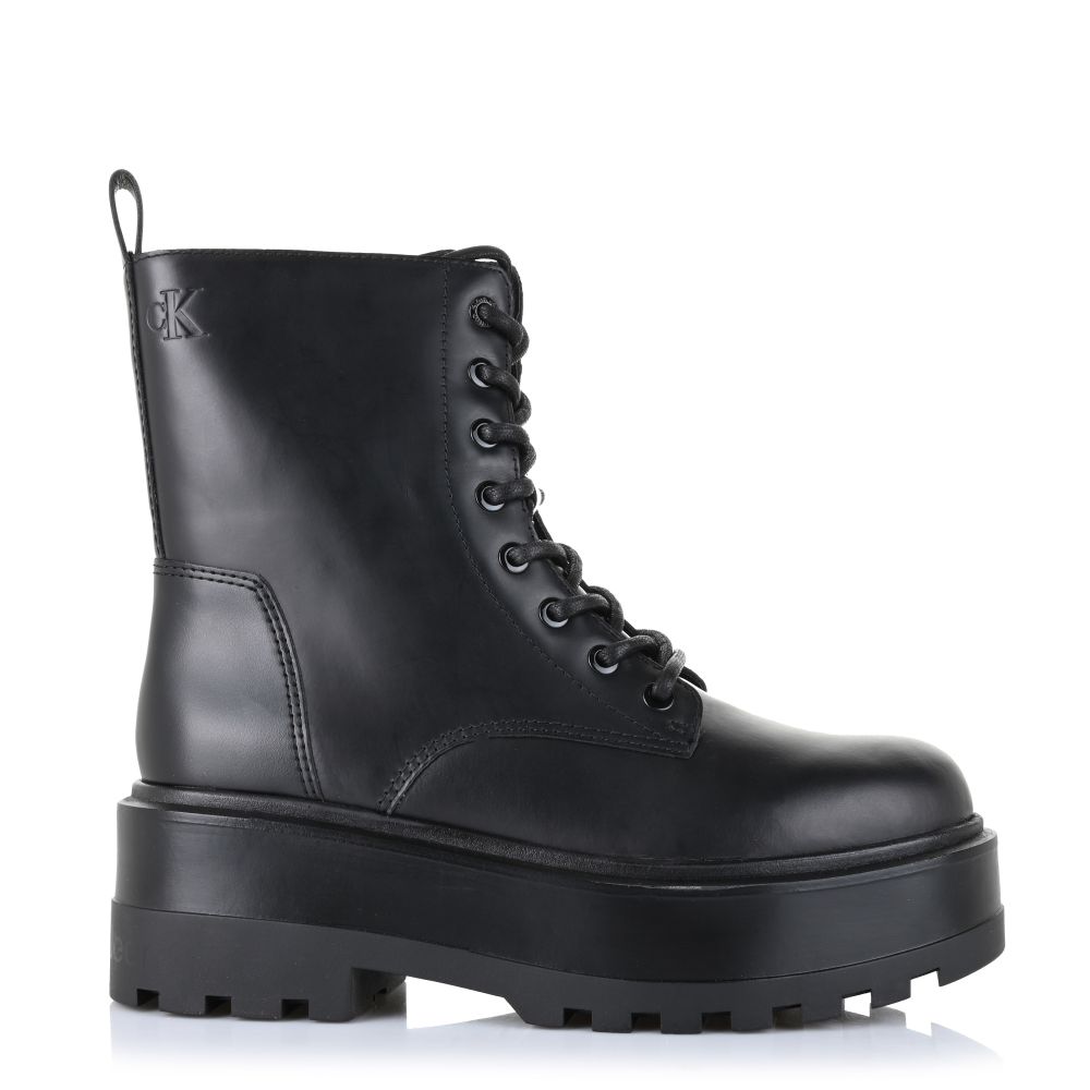 Μποτάκια Calvin Klein Flatform High Lace Up YW0YW01535 0GJ