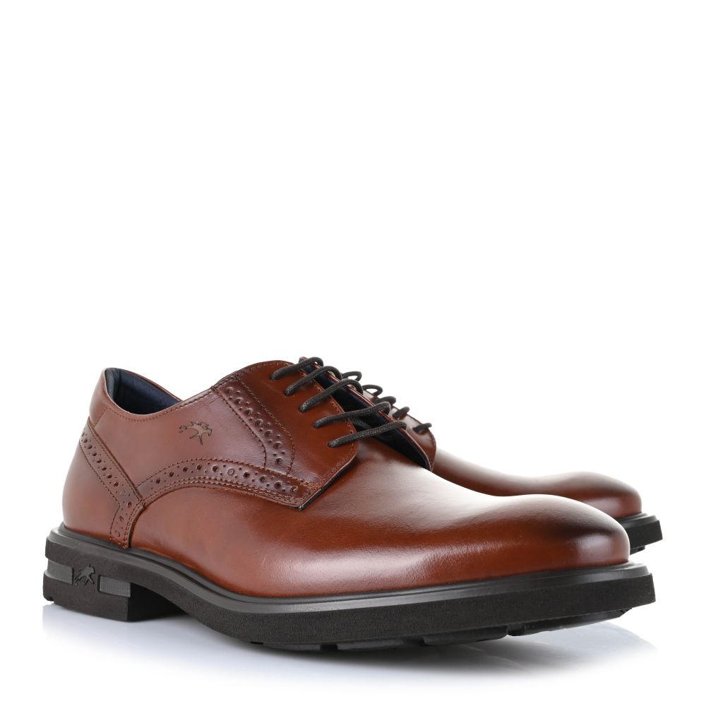 Δερμάτινα Oxfords Fluchos F0630 Belgas 34687 Castano